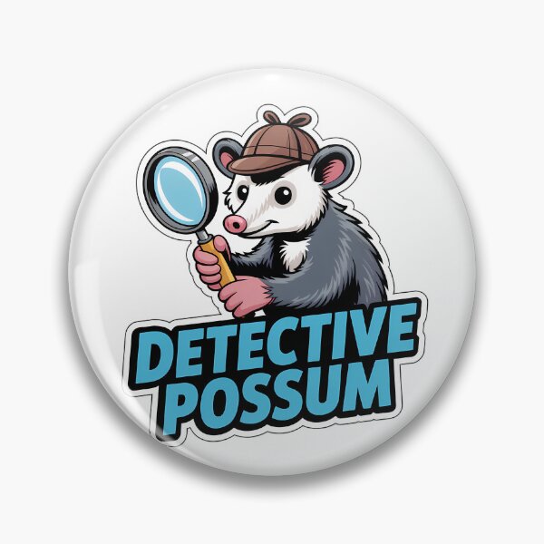 Item preview, Detective Possum Comic Art designed and sold by NiftyWrx.
