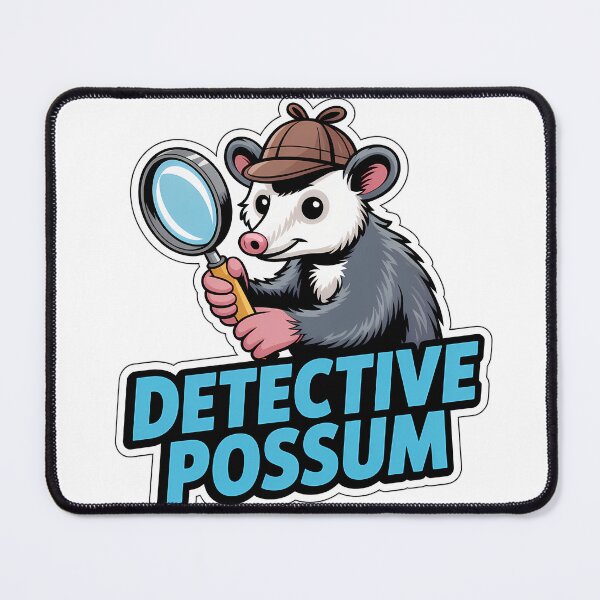 Item preview, Detective Possum Comic Art designed and sold by NiftyWrx.