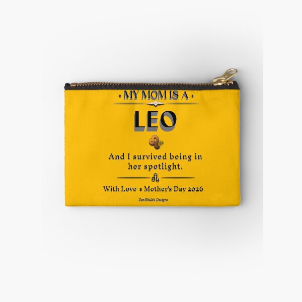 Item preview, My Mom Is A Leo And I Survived Being In Her Spotlight | Funny Leo Mom Gift | Mother's Day Zodiac Humor Shirt designed and sold by ZenWealthDesign.