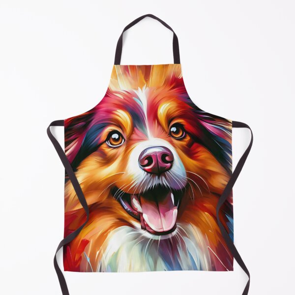 Item preview, Australian Shepherd Acrylic Art Red Tri-Color Aussie Art designed and sold by Puppy Puzzles Plus.