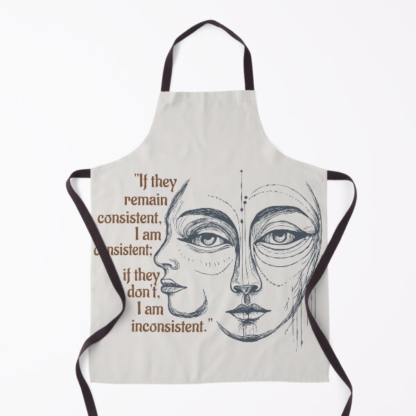 Item preview, Dual Faces – Consistency Quote Art designed and sold by zoliartdesign.