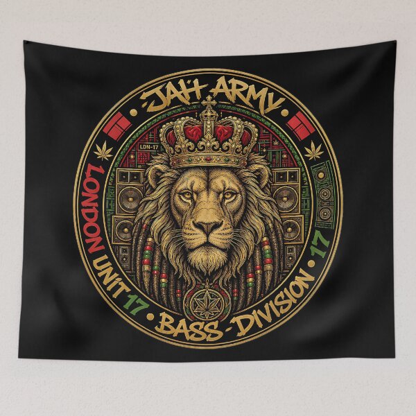 Item preview, JAH ARMY LONDON Unit 17 designed and sold by SavvyEarth.