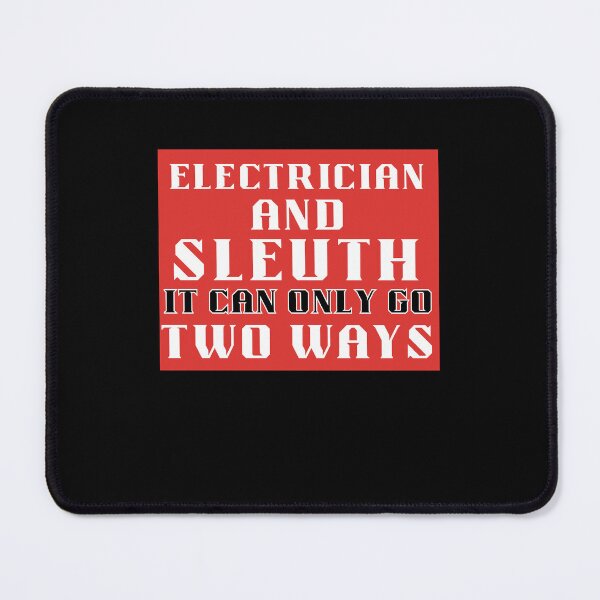 Item preview, CElectricians and Sleuth designed and sold by BritishDelights.