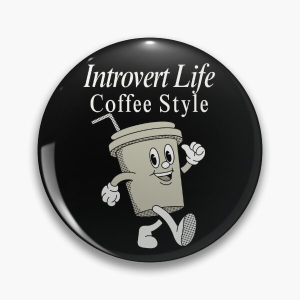 Item preview, Introvert Life Coffee Style Shirt – Minimal Coffee Lover T-Shirt  designed and sold by Line-Mood1⭐️⭐️⭐️⭐️⭐️.