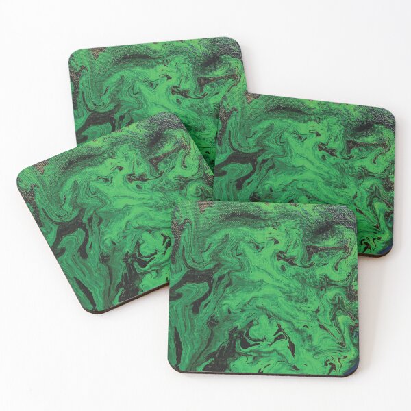 Item preview, Forest Green Fluid Art designed and sold by vonmade.