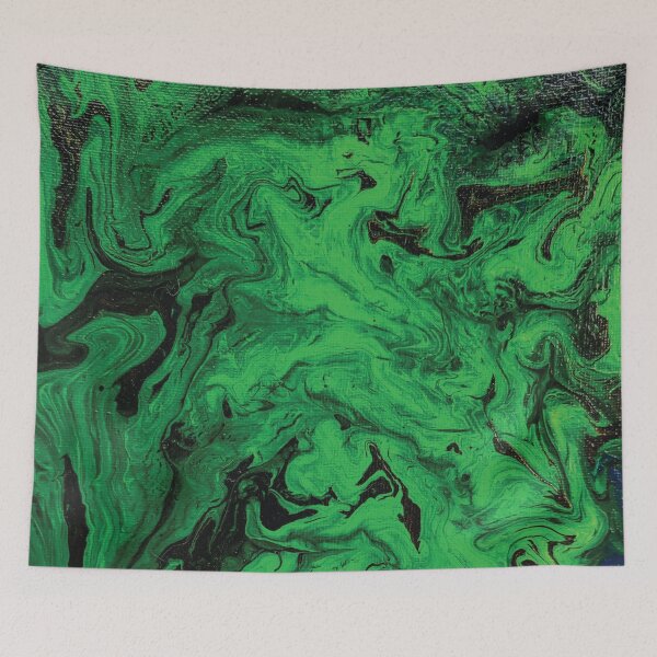 Item preview, Forest Green Fluid Art designed and sold by vonmade.