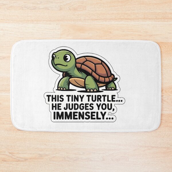 Item preview, Turtle Judge Quote Art designed and sold by NiftyWrx.