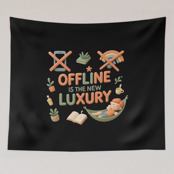 Item preview, Offline Is The New Luxury. designed and sold by mirciashop.