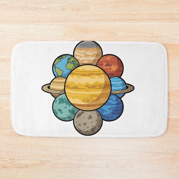 Item preview, Solar System Cartoon Planets designed and sold by NiftyWrx.