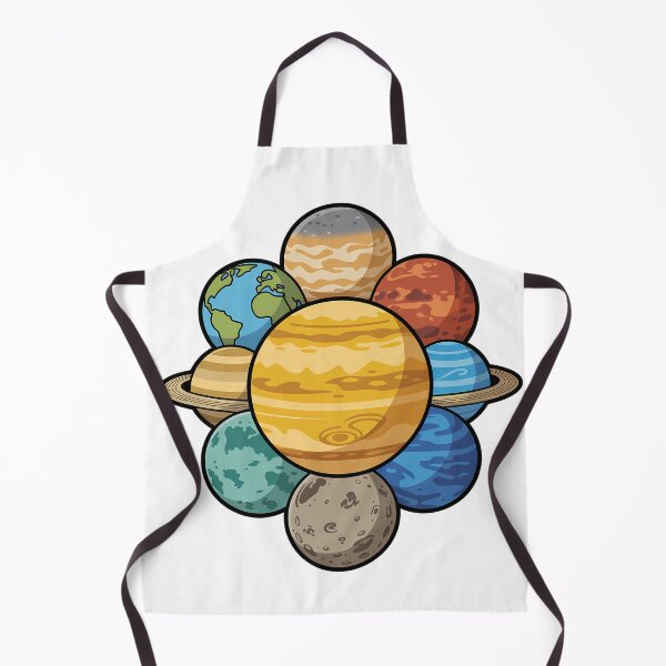 Item preview, Solar System Cartoon Planets designed and sold by NiftyWrx.