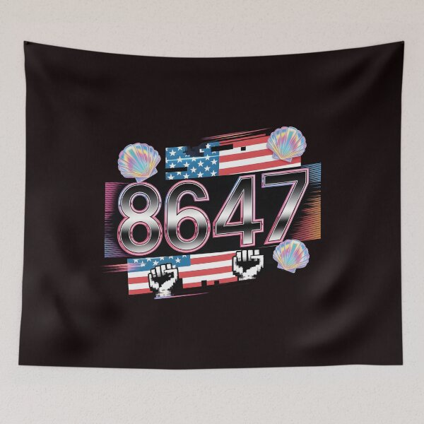 Item preview, 8647 Sea Shells Design – Patriotic Protest Inspired Political Artwork designed and sold by Redgiant87x.