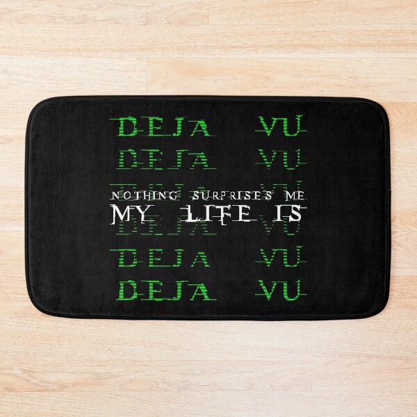 Item preview, Nothing Surprises Me My Live is Deja Vu - Deja Vu Glitch Cyberpunk Quote designed and sold by XIOMOS.