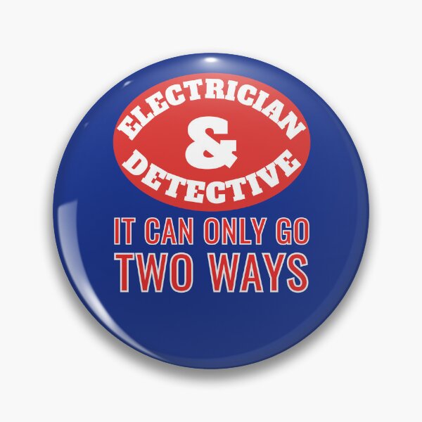 Item preview, Electrician and Detective designed and sold by BritishDelights.