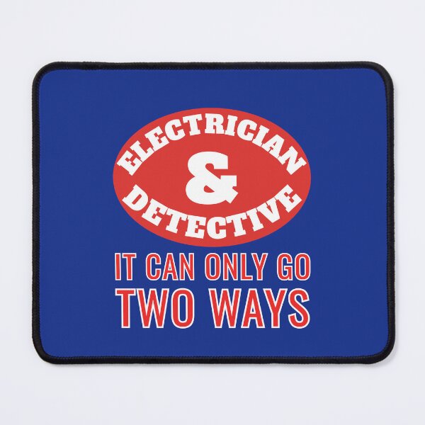 Item preview, Electrician and Detective designed and sold by BritishDelights.