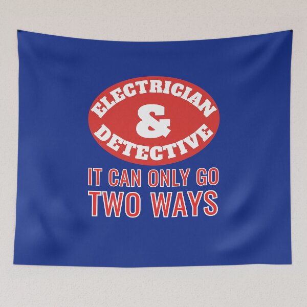 Item preview, Electrician and Detective designed and sold by BritishDelights.
