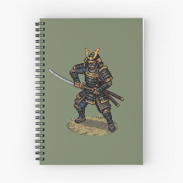 Item preview, Samurai — Japanese Warrior Pixel Art designed and sold by Koyaanisqatsian.