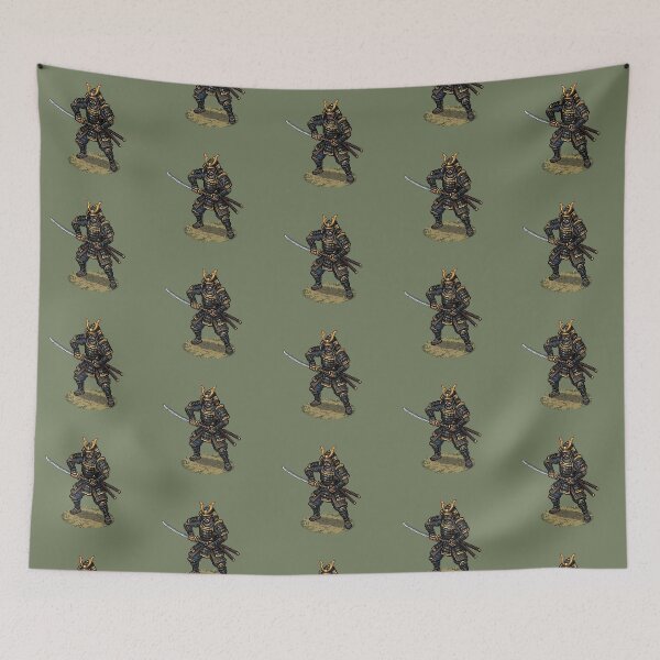 Item preview, Samurai — Japanese Warrior Pixel Art designed and sold by Koyaanisqatsian.