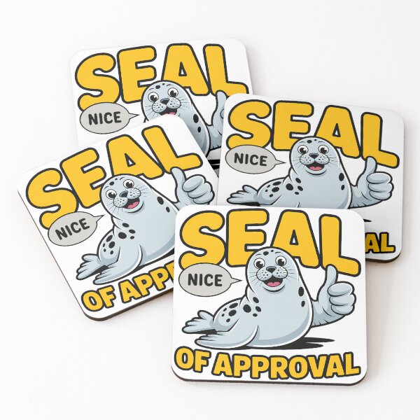 Item preview, Seal of Approval Cartoon designed and sold by NiftyWrx.