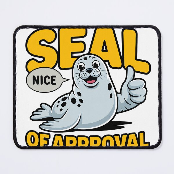Item preview, Seal of Approval Cartoon designed and sold by NiftyWrx.
