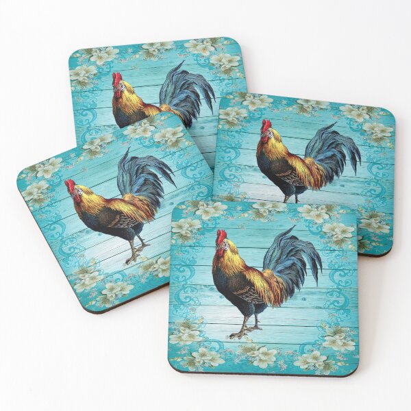Item preview, Vintage Majestic Rooster – Colorful Farmhouse Illustration designed and sold by Lainey1978.