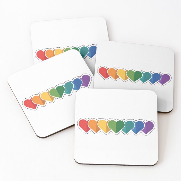 Item preview, Rainbow Heart Unity Design designed and sold by NiftyWrx.