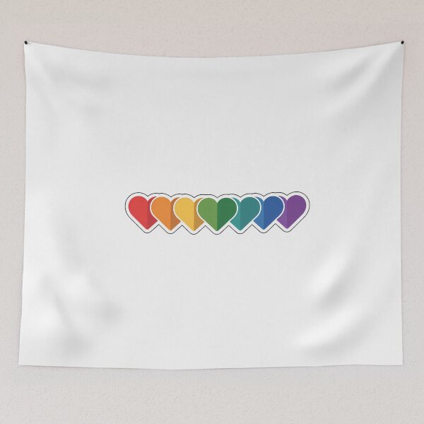 Item preview, Rainbow Heart Unity Design designed and sold by NiftyWrx.