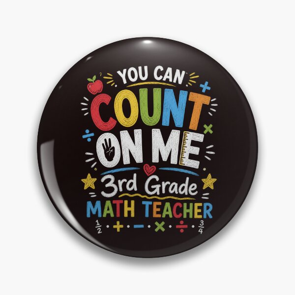 Item preview, You Can Count On Me 3rd Grade Math Teacher Shirt Funny Teacher Math designed and sold by NapoliApparel.