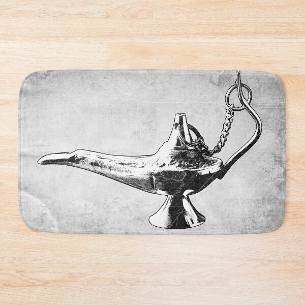 Item preview, Brass Genie Oil Lamp Magical Ancient Artifact designed and sold by Ghoul Enterprises.
