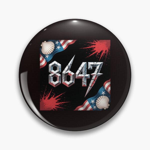 Item preview, 8647 Sea Shells Retro – Patriotic Political Resist Protest Design designed and sold by Redgiant87x.