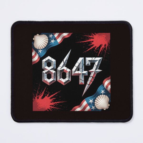 Item preview, 8647 Sea Shells Retro – Patriotic Political Resist Protest Design designed and sold by Redgiant87x.