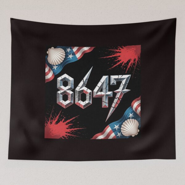 Item preview, 8647 Sea Shells Retro – Patriotic Political Resist Protest Design designed and sold by Redgiant87x.