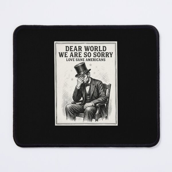 Item preview, DEAR WORLD WE ARE SO SORRY LOVE SANE AMERICANS designed and sold by snowry.