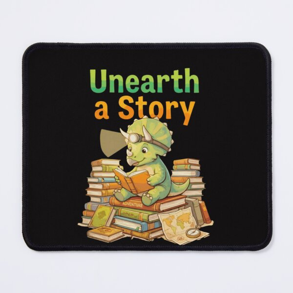 Item preview, Unearth A Story Summer Reading Dinosaur Book Lover designed and sold by WeirdlyRare.