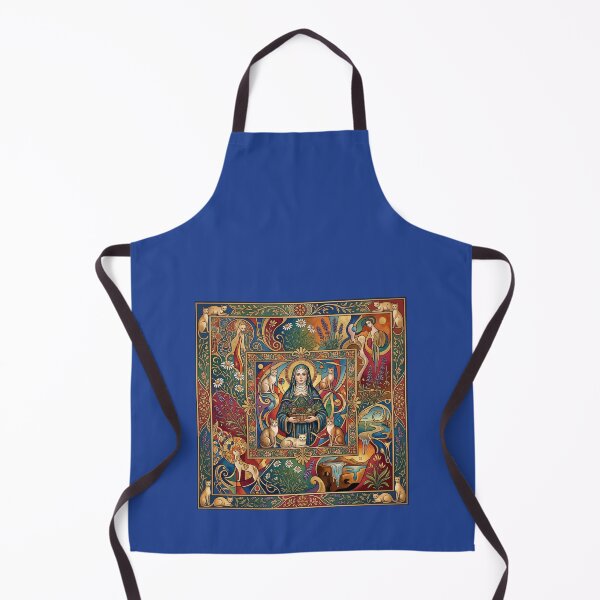 Item preview, Saint Gertrude of Nivelles with cats. designed and sold by Natalia-Vlad.