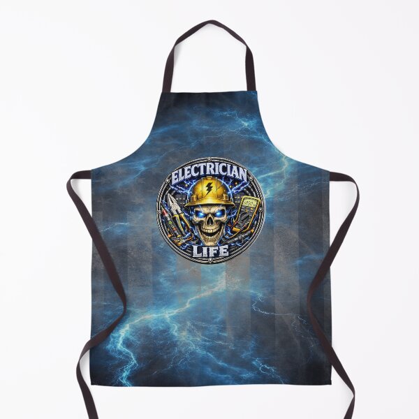 Item preview, Electrician Life Skull Lineman Electrical Worker Design designed and sold by artistwill.