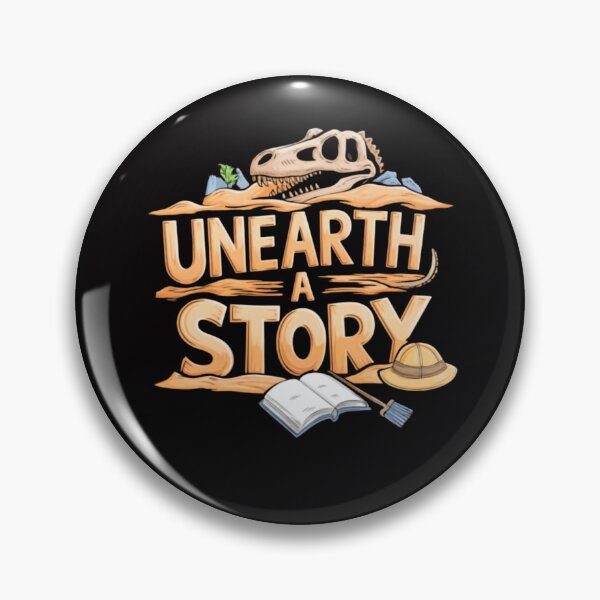 Item preview, Unearth A Story Summer Reading Dinosaur Book Lover designed and sold by WeirdlyRare.