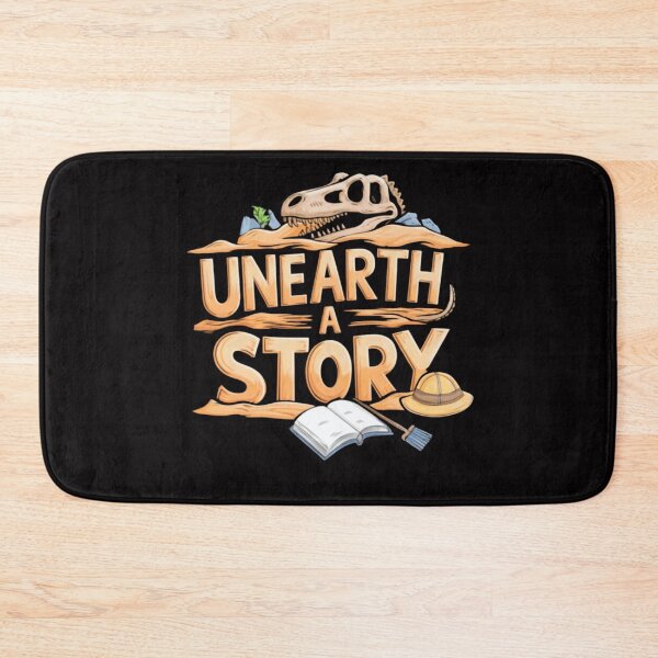 Item preview, Unearth A Story Summer Reading Dinosaur Book Lover designed and sold by WeirdlyRare.