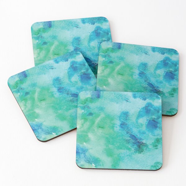 Item preview, Blue + Green Watercolor designed and sold by vonmade.