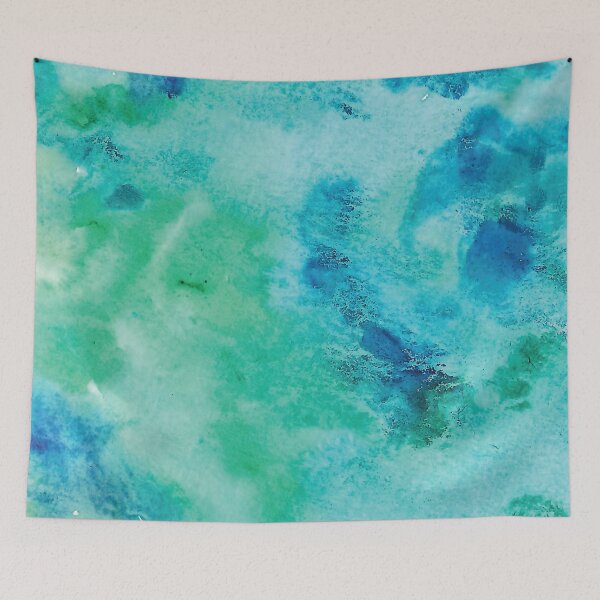 Item preview, Blue + Green Watercolor designed and sold by vonmade.
