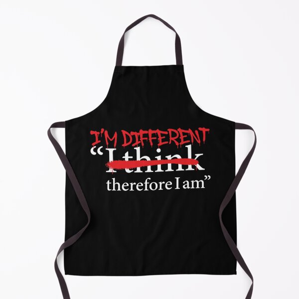 Item preview, I'm Different Therefore I am - Edgy Rebel Graffiti Descartes Existential Sarcastic Philosophy designed and sold by XIOMOS.