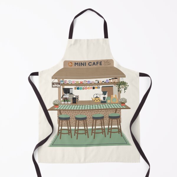 Item preview, Aesthetic Coffee or Tea Stall & Tiny Shop Art designed and sold by HBBS DESIGNS.