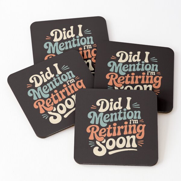 Item preview, Did I Mention I’m Retiring Soon – Groovy Funny Retirement Countdown Apparel designed and sold by Redgiant87x.