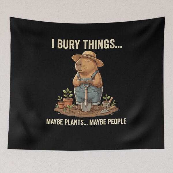 Item preview, I BURY THINGS... MAYBE PLANTS... MAYBE PEOPLE designed and sold by snowry.