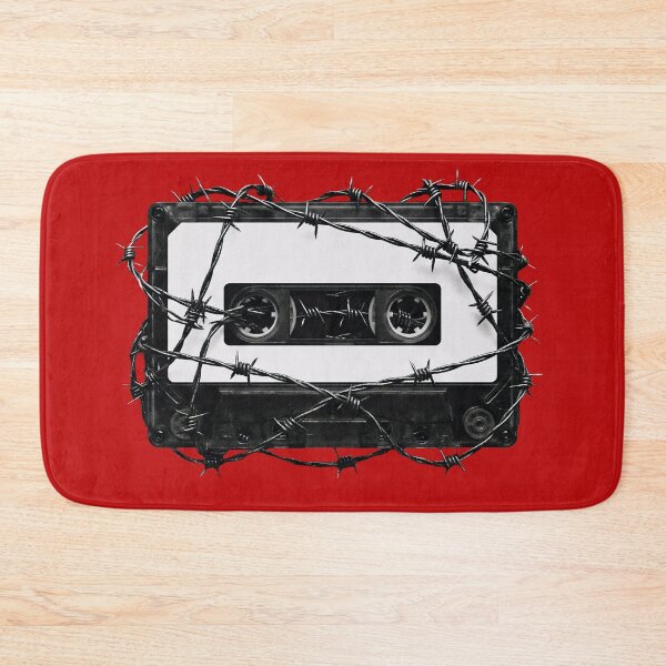 Item preview, Industrial Cassette Tape with Barbed Wire Art designed and sold by LinaValearte.