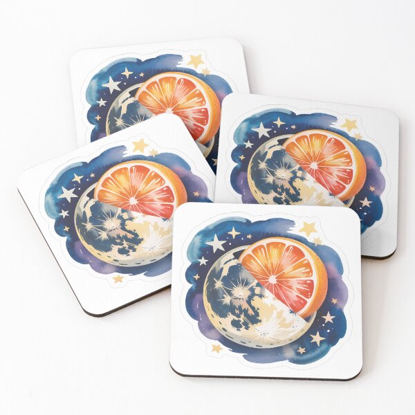 Item preview, Starry Moon with Grapefruit Twist designed and sold by NiftyWrx.