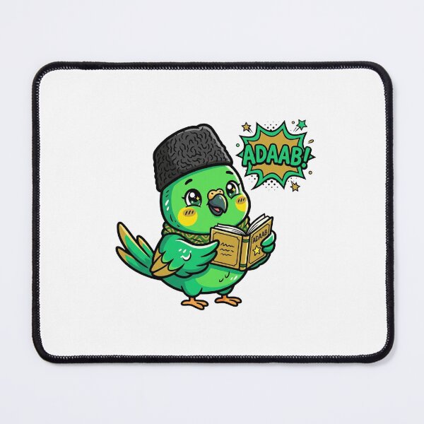 Item preview, Urdu Speaking Cute Adaab Parakeet Art designed and sold by DuckOddity.