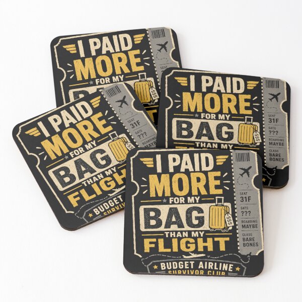 Item preview, Budget Airline Bag Fee Survivor Club designed and sold by Kupeliemre.