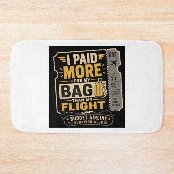 Item preview, Budget Airline Bag Fee Survivor Club designed and sold by Kupeliemre.