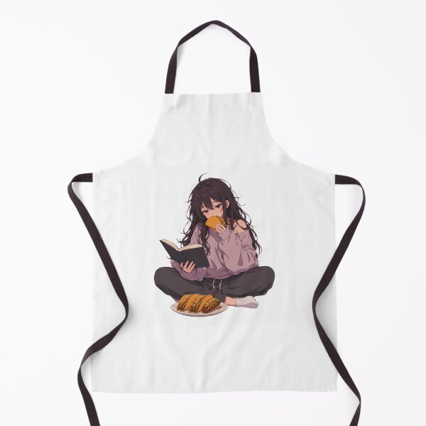 Item preview, Anime Girl Eating Tacos – Study Break designed and sold by AMICO77.