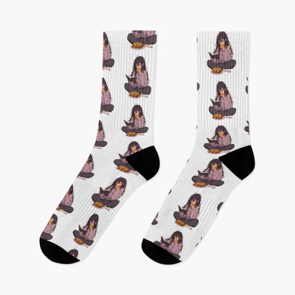 Item preview, Anime Girl Eating Tacos – Study Break designed and sold by AMICO77.